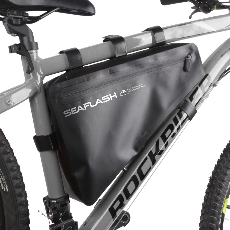 Outdoor Riding Crossbeam Bag Large Capacity Storage Sports PVC Triangle Bag Waterproof Bag Car Tube Bicycle Bag