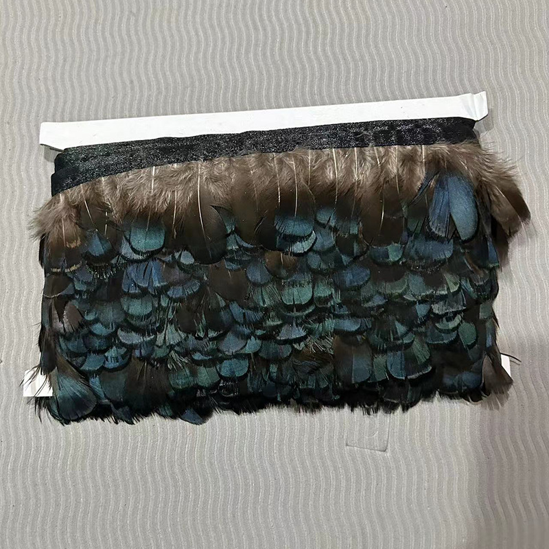 Wholesale all kinds of pheasant feather cloth diy handmade feather jewelry accessories crafts decoration clothing accessories