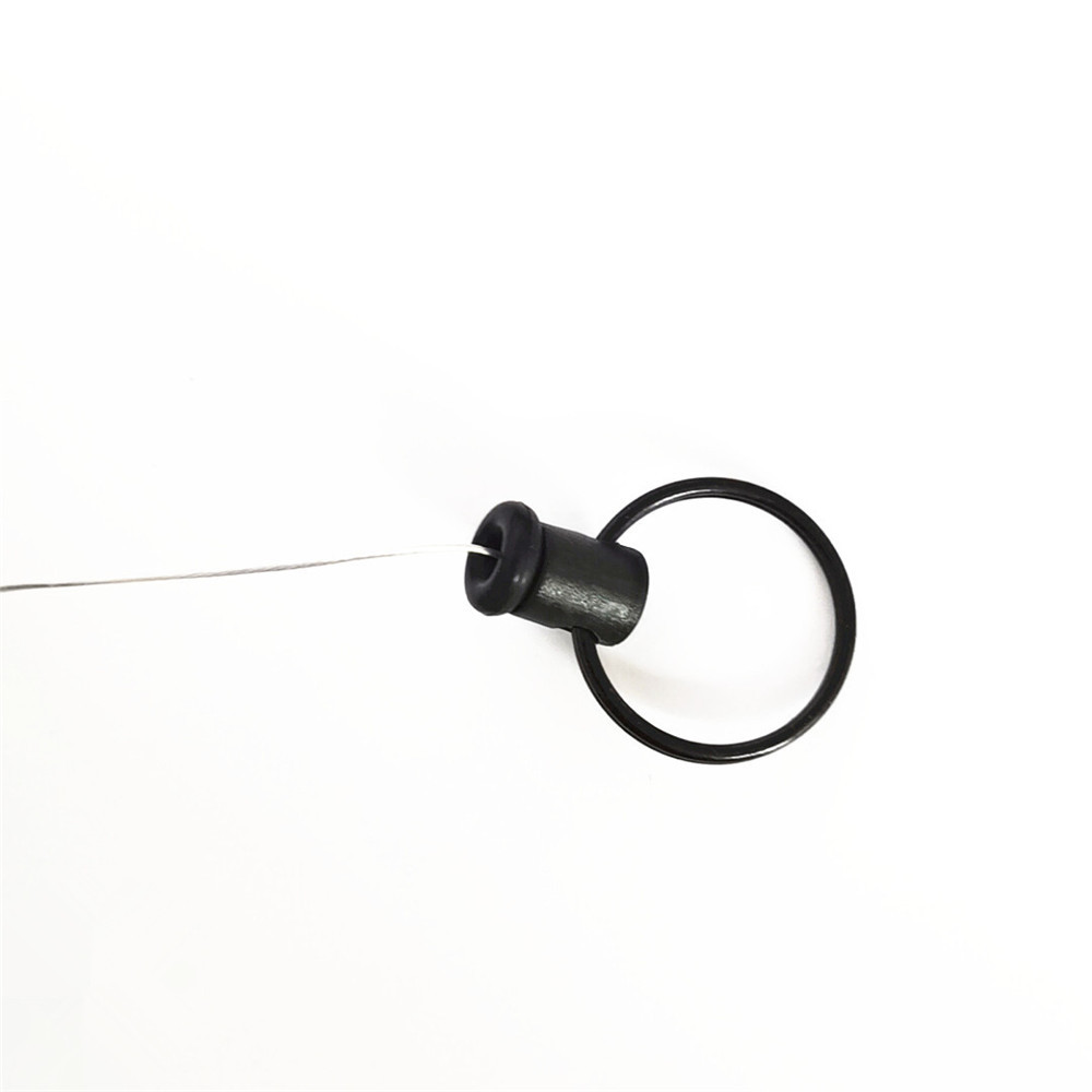 Picture of Outdoor High Elastic Steel Wire Telescopic Hands Rope ID Buckle Multi-function Bottle Opener Small Angle Shark Easy Pull Buckle