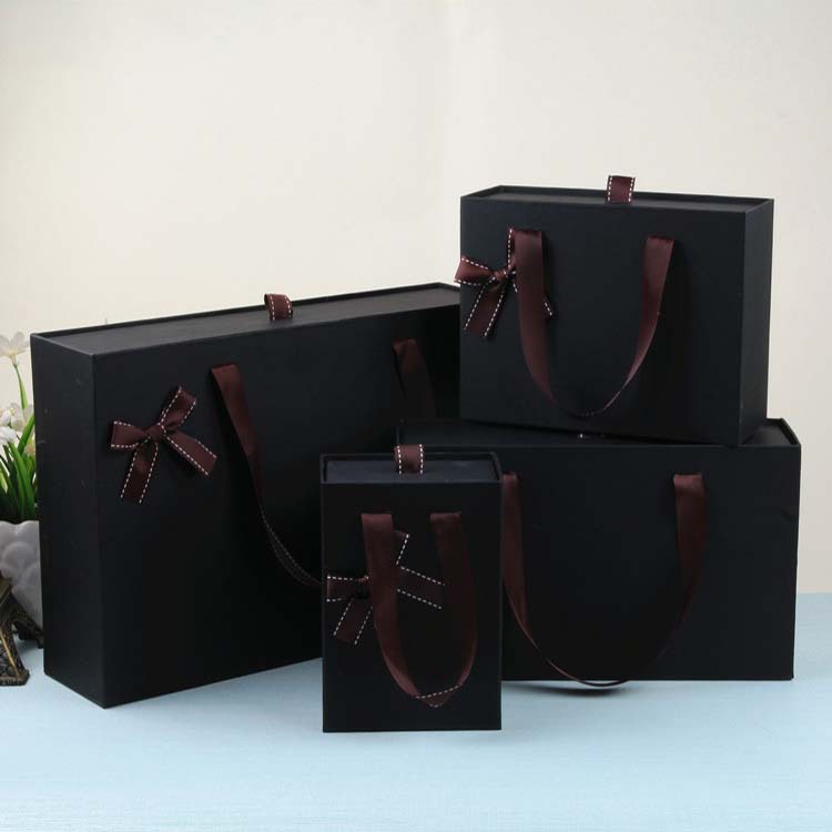 New creative black bow portable Coke packaging box business large scarf Cup Gift Box Wholesale