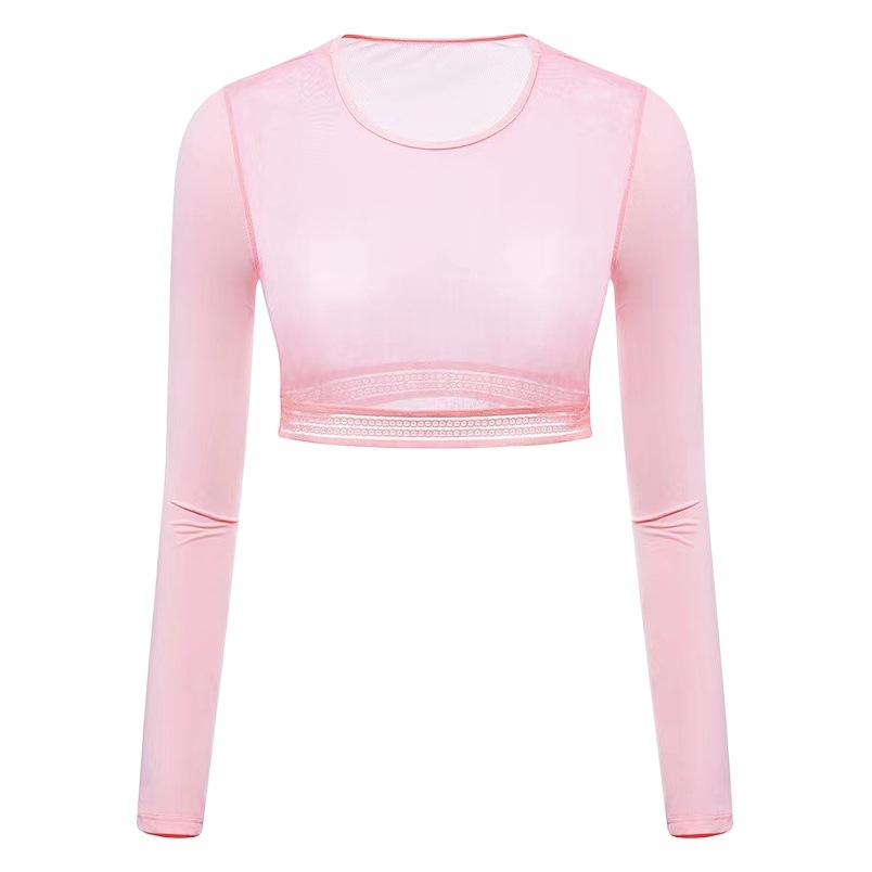 TYGJ Factory Direct Golf Women's sun protection clothing summer sports ice silk sleeve base golf clothing
