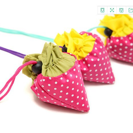 Polyester Banana Apple Strawberry Bag Customized Printing Easy to Carry Foldable Fruit Bag Fruit Net Cover