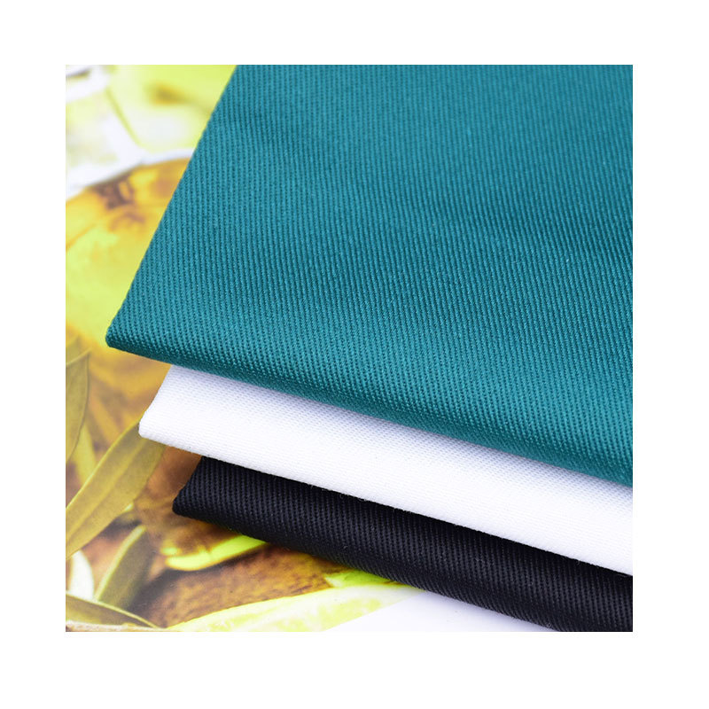 Spot supply of spring and autumn work clothes casual wear pants fabric uniform fabric polyester cotton yarn card