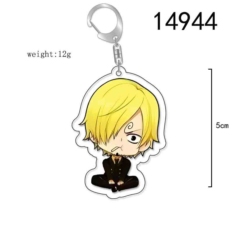 Picture of Cartoon hang one piece peripheral acrylic keychain pendant lufeiqiao barosolon esanzhi Sabo