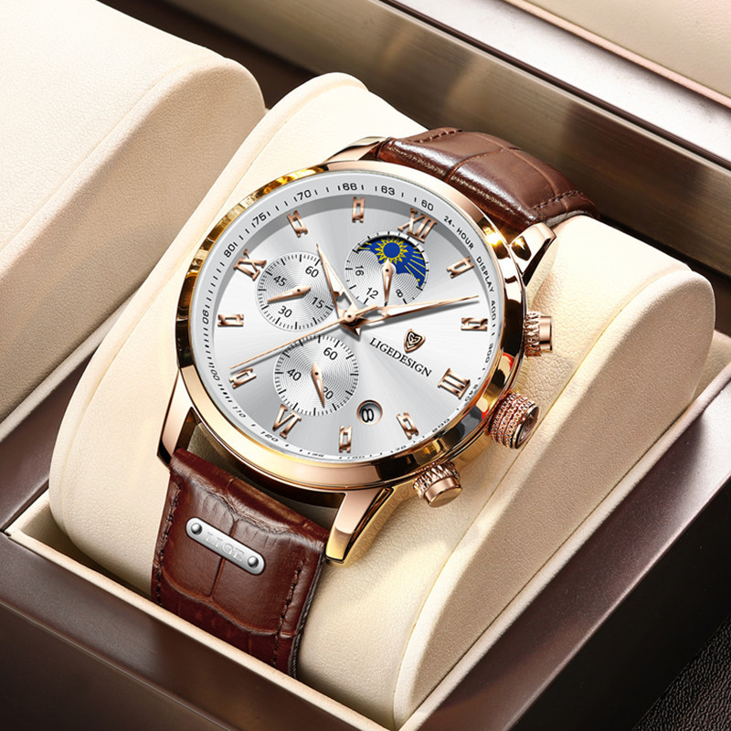 Cross-border Explosions Men's Watch Fashion Business Trend Quartz Watch Small Three-pin Calendar Waterproof Foreign Trade Watch Wholesale