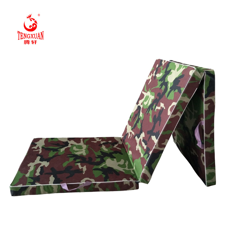New Sit-Up Cushion Folding Military Green Training Mat Student Camouflage Gymnastics Mat Fitness Sports Protection Mat Wholesale