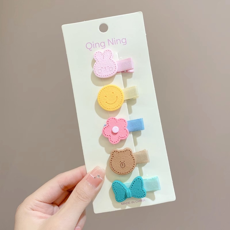 Picture of Cute baby lanugo hair small hairpin baby girl does not hurt hair hair clip baby hair small hair clip children's headdress