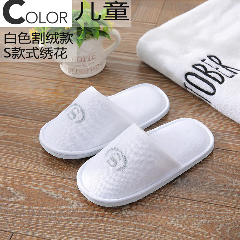 Picture of Hotel Guest House Supplies Disposable Slippers Home Aviation Coral Spot slipper Travel Beauty Salon