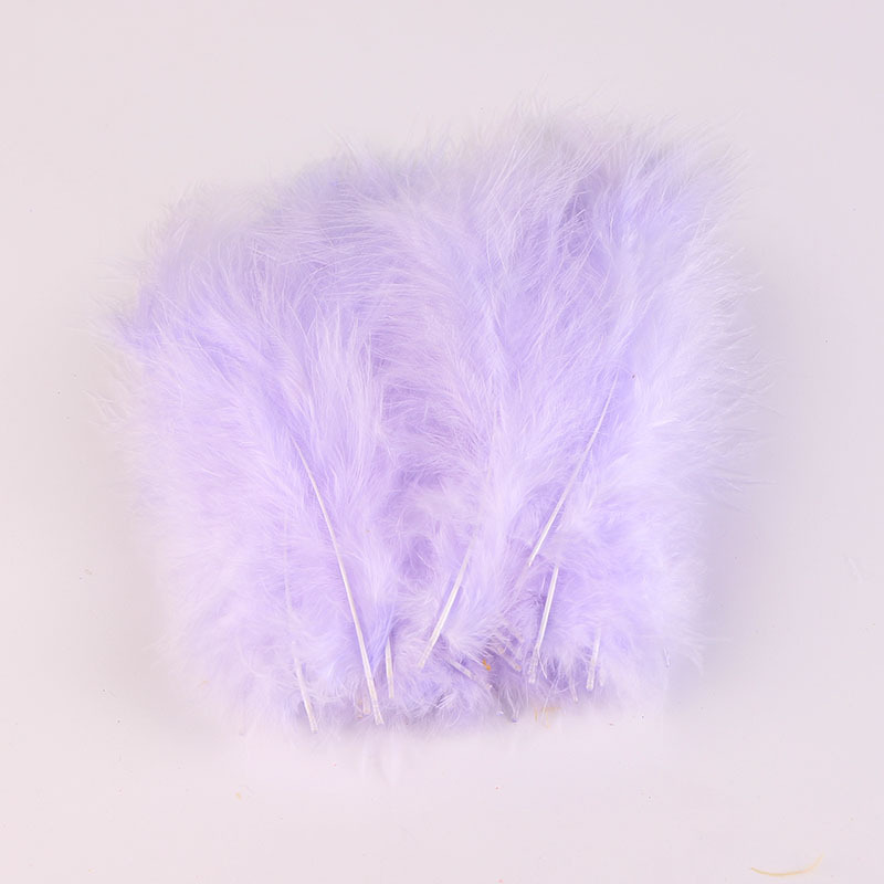 Picture of Cross-Border Wholesale Turkey Feathers Pointed Tail Velvet Feathers Colorful Feathers Dream Catcher Feathers Feather Lamp Wave Ball Feathers