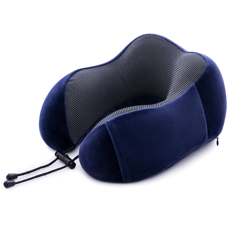 Picture of Cross-border U-shaped neck pillow can be fixed Logo simple memory foam U-shaped pillow wholesale travel neck pillow portable U-shaped pillow
