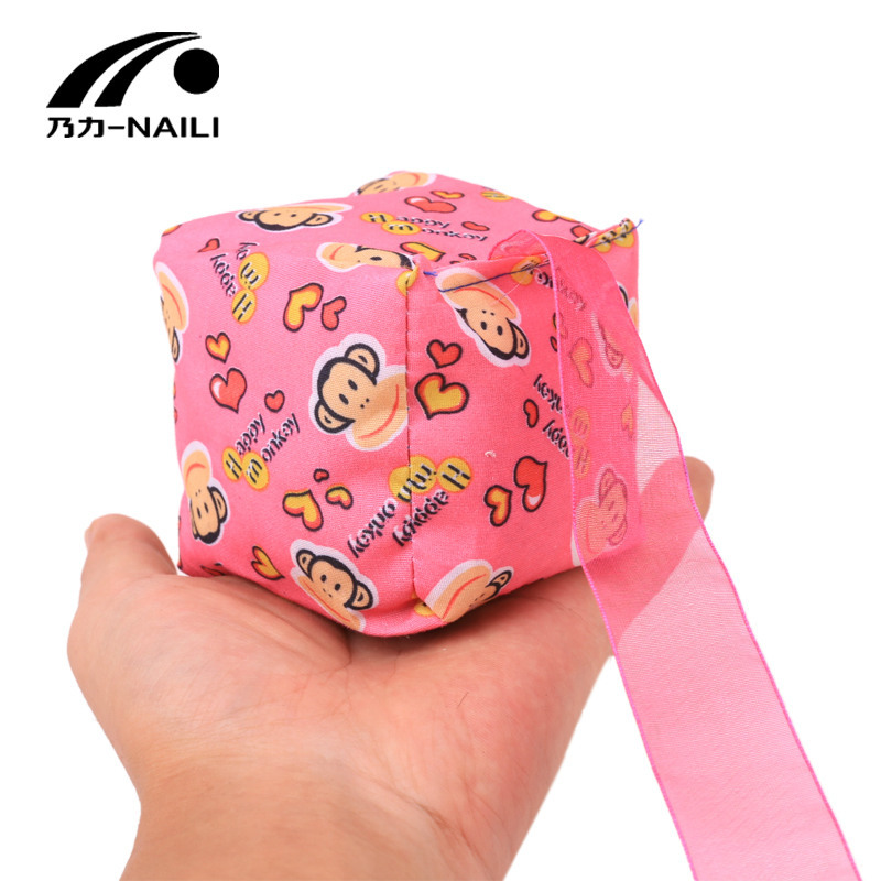 Picture of With rope line small sandbag children's sporting goods game sandbag ball children's cartoon canvas sandbag handmade