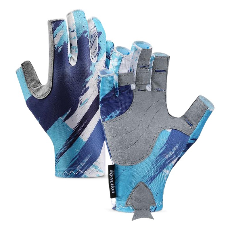 Summer outdoor fishing special fishing luya gloves half finger sports training fitness non-slip wear-resistant breathable wholesale