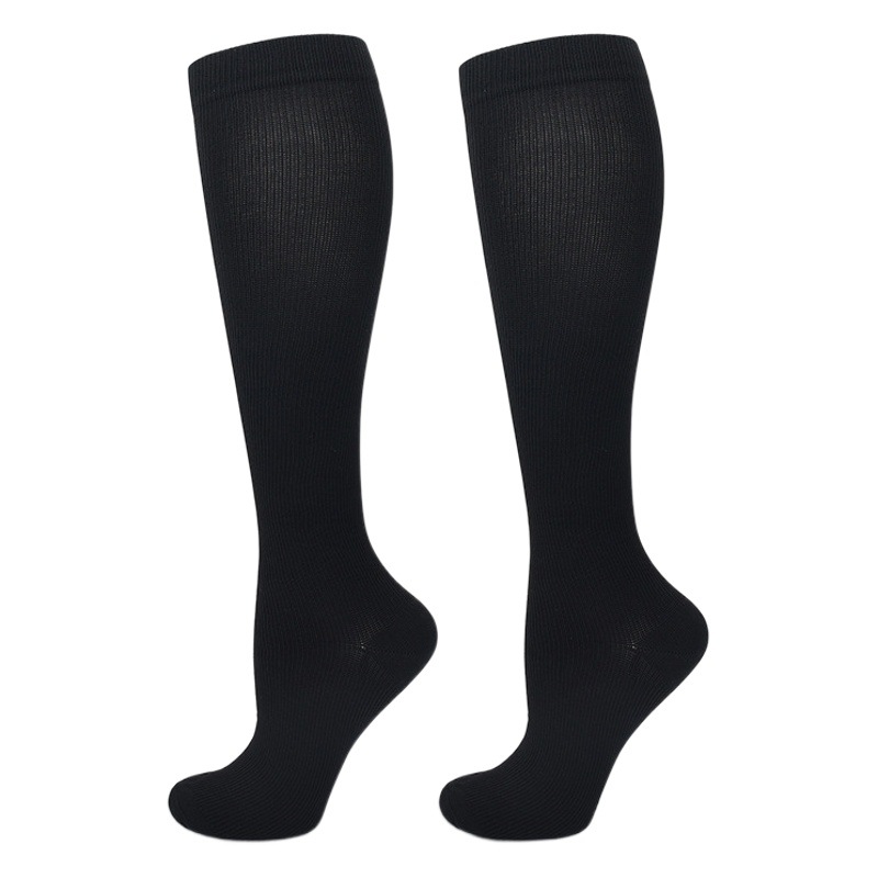 Picture of Solid Color Sports Compression Socks Anti-flexure Compression Socks Running Stretch Socks Suitable for Nurse Wrap Calf