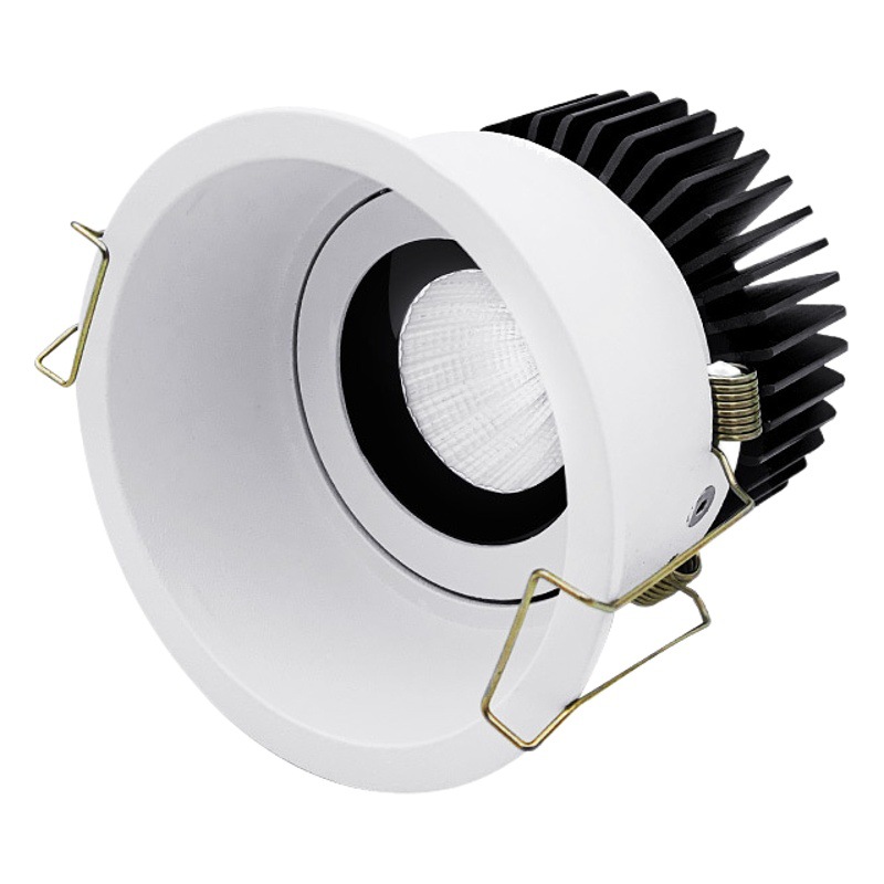 Picture of Embedded narrow edge anti-glare spotlight small hill household headless lamp full spectrum 98 low blue light wall washing spotlight