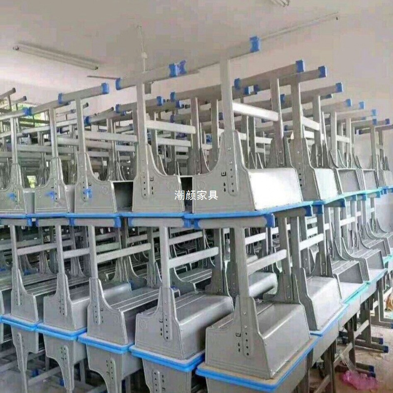 Primary and Secondary School Student Tutoring Class Desks and Chairs Manufacturer Direct Sales Training Class Desks and Trusteeship Class Double School Lift Desks