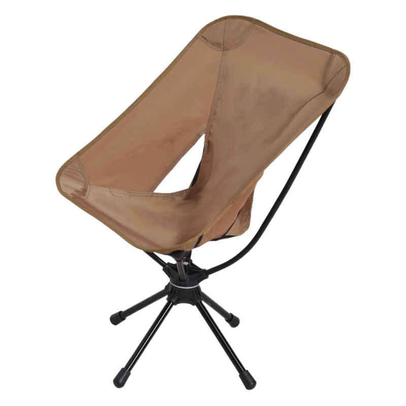 Yunye Outdoor 360-Degree Rotating Foldableing Chair 7075 Aluminum Alloy Portable Fishing Chair Camping Style Chair Leisure Chair