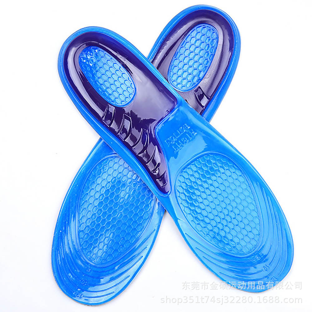 Shock absorption sports insoles running military training basketball football slow pressure anti-pain foot insoles wholesale