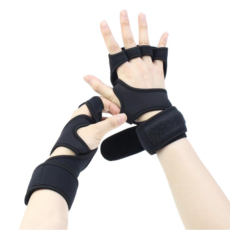 Sports cycling gloves leisure fitness diving material fitness gloves silicone pull-up gloves workout gloves
