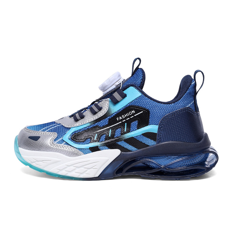 Picture of Batch of children's sports shoes 2024 spring and autumn new boys mesh breathable running shoes big children's button dad shoes