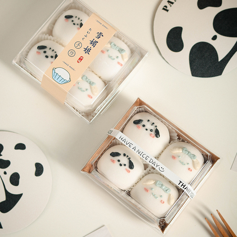 New Snow Mei Niang Packing Box Sandwich Packing Box Dessert Meat Fines Beckham Box Towel Roll Cake Roll West Point Box