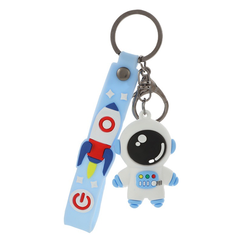 Picture of Spot cartoon astronaut keychain ornaments cute schoolbag anti-lost spaceman doll pendant handbag accessories