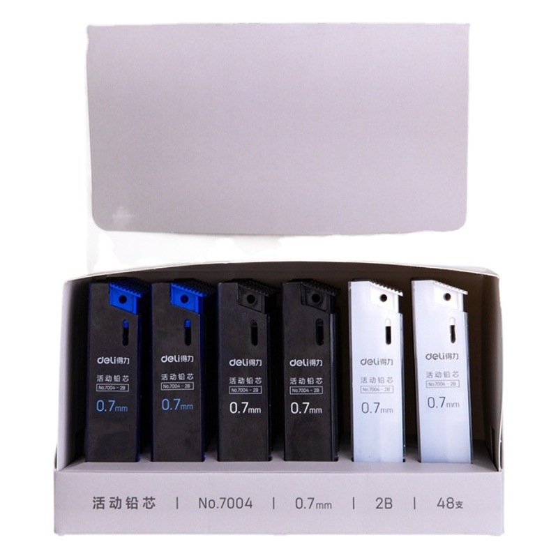 Deli 7003/7004 Activity Lead Fashion Simple Student Office 0.5/0.7mm Automatic Refill Wholesale