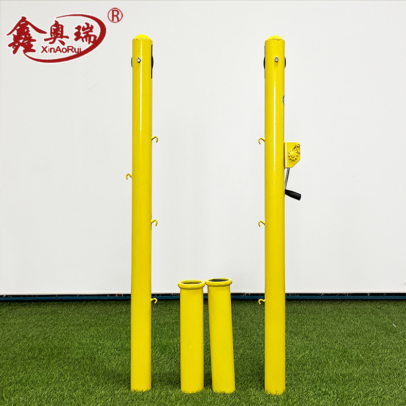 Ground plug-in tennis column outdoor standard sports training Tennis column with embedded parts in-line tennis column