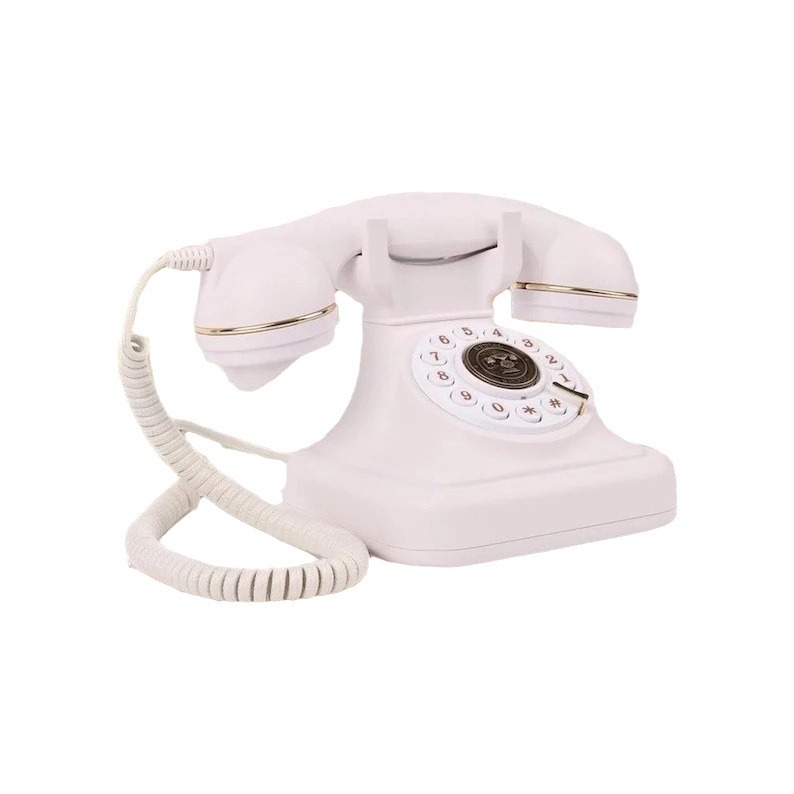 Cross-border New Vintage Retro Card Recording Telephone Antique Wedding Party Landline Message Thin Telephone Wholesale