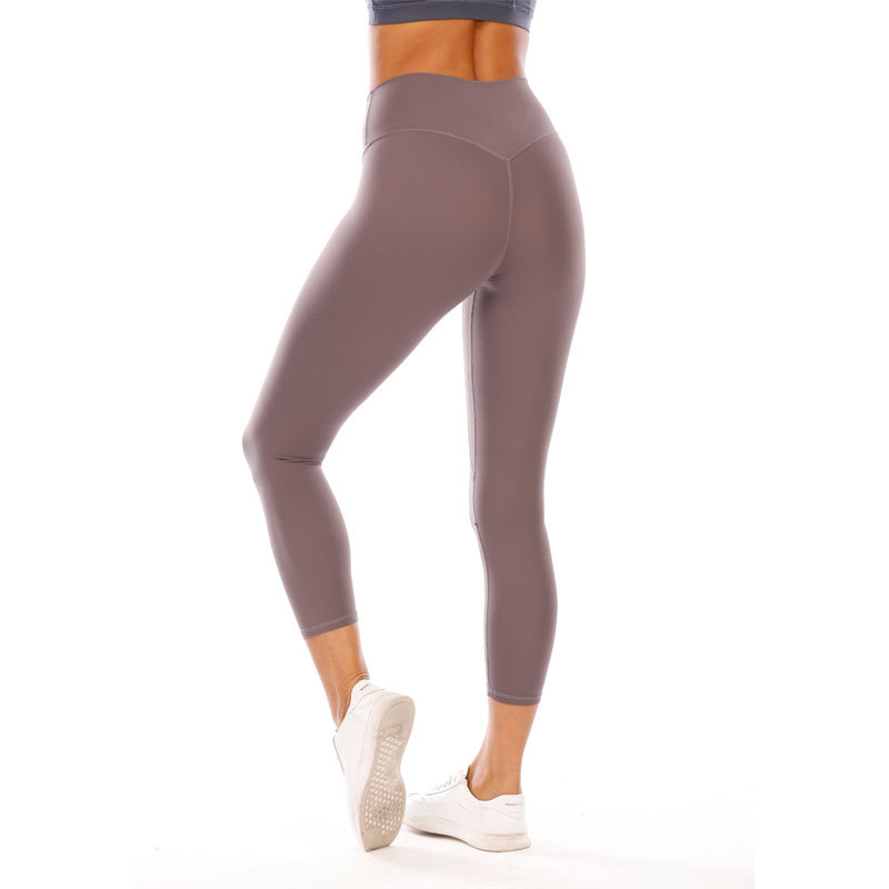 Picture of Double-sided Scrub Naked Sense No T-line Fitness Sports Pants Running Tight Pants High Waist Hip Yoga Pants for Women