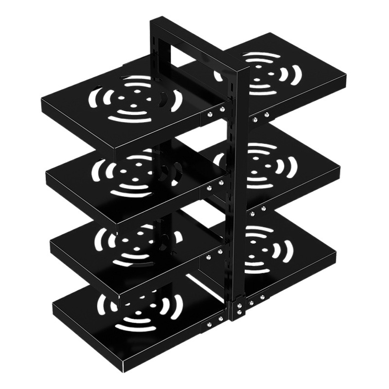 Kitchen Multi-Purpose Storage Rack Adjustable Multi-Layer Pot Rack Countertop Cabinet under Sink Pot Lid Storage Rack
