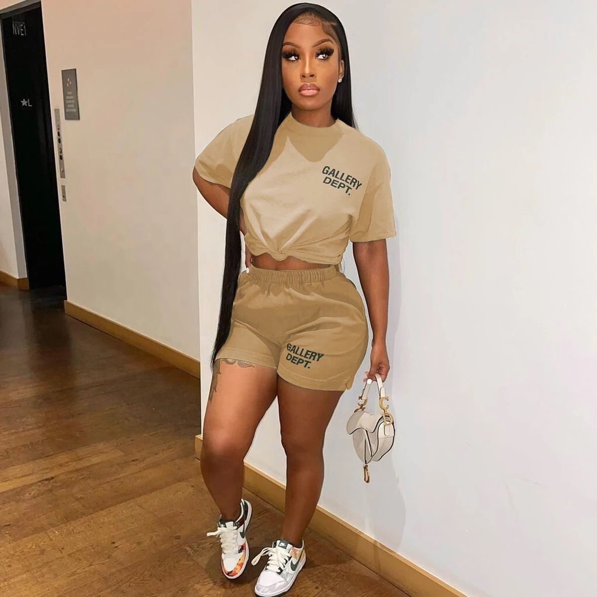Picture of Z5617 2022 Europe and the United States cross-border Amazon independent station eBay hot casual T-shirt shorts set