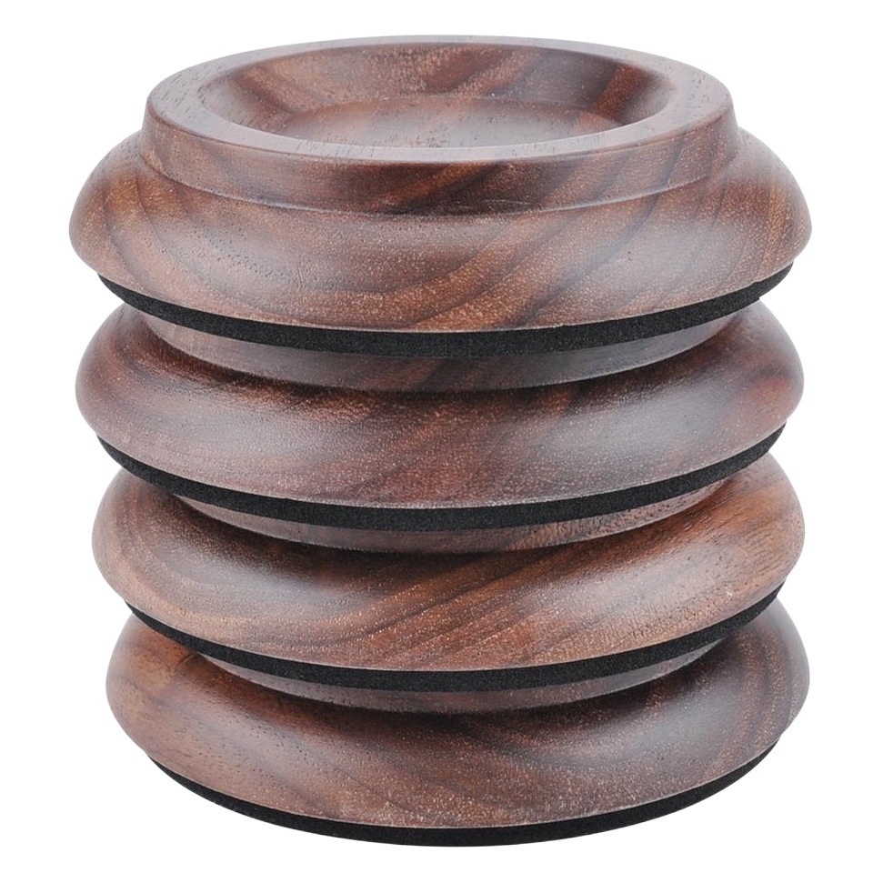 Cross-border supply piano foot pad black walnut wooden foot pad Piano non-slip foot pad PUNK musical instrument accessories wholesale