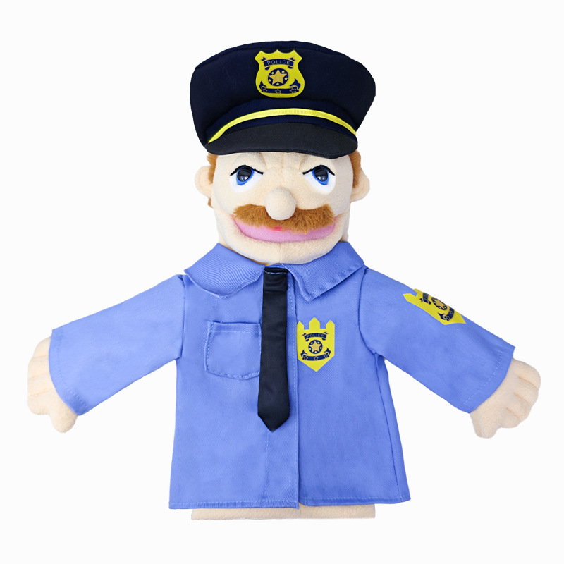 Picture of New Cartoon Half-body Professional Character Hand Doll Kindergarten Parent-child Games Plush Toy Family Early Education Doll