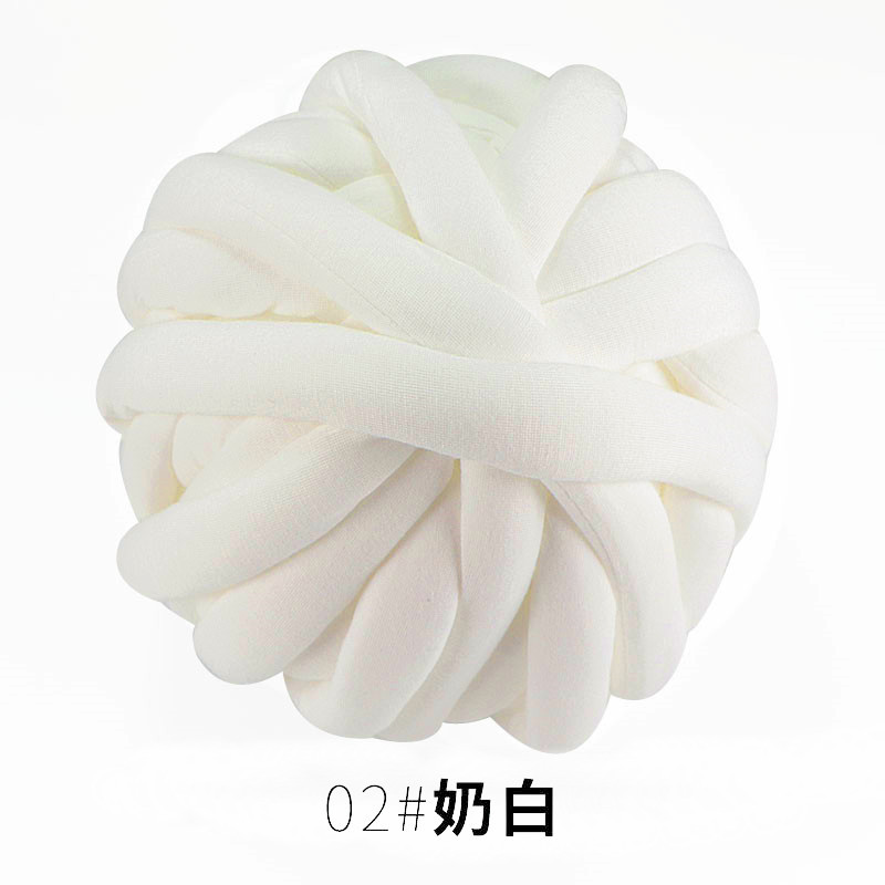 Picture of Heart-filling cotton warm velvet cotton Iceland wool DIY hand-woven hook blanket carpet cover blanket dog kennel cat nest cushion basket basket bag