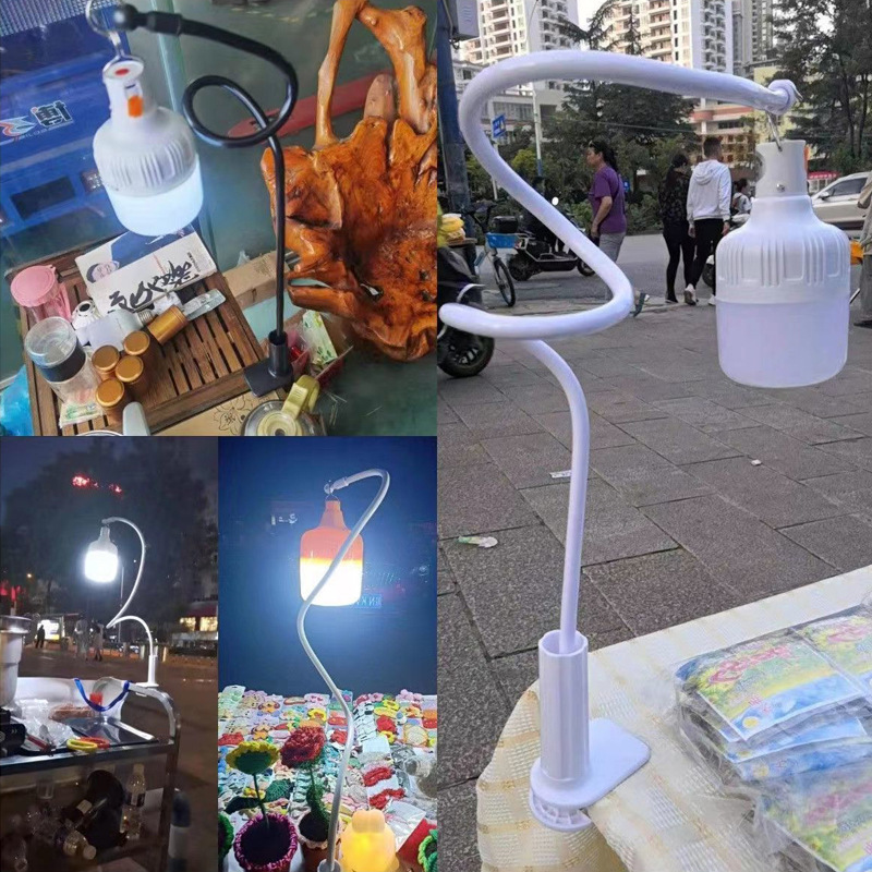 Charging night market stall lights, desktop lamp brackets, pole clips, street stall atmosphere bulbs