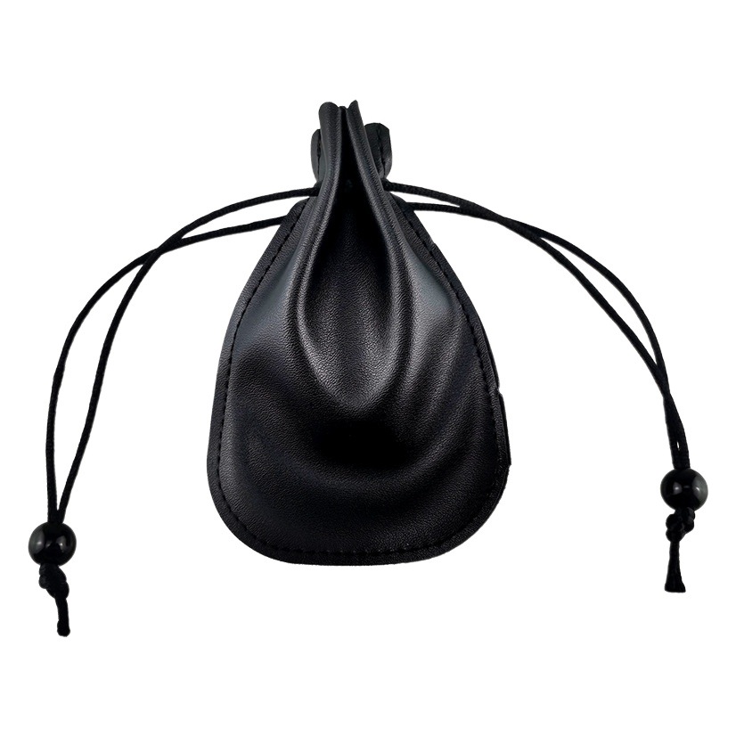 Factory spot pu bag jewelry storage bag gift packaging bag Jade drawstring bag universal ruler
