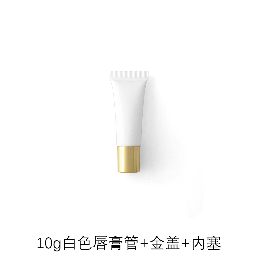 Picture of [Spot] 10g15g20g transparent white lipstick hose cosmetic hose packaging empty bottle lip gloss packaging