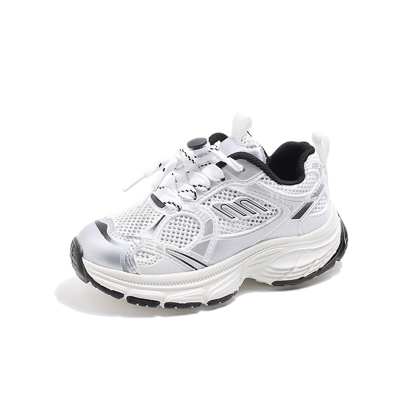 Picture of Children's Spring and Autumn Mesh sneaker Shoes Trendy Shoes 2025 Thick-soled Soft-soled All-match Double Mesh Breathable Casual Children's Shoes