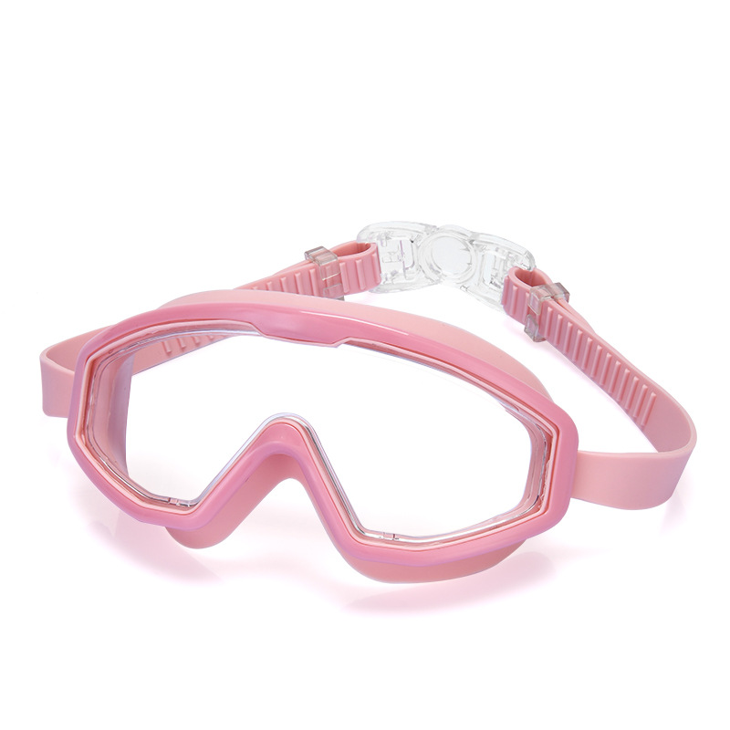 Picture of Cross-Border New Children's Swimming Goggles for Girls, Flat Anti-Fog Large-Frame Swimming Goggles for Boys, Special Equipment for Diving Sports