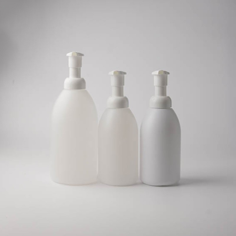 Foam bottle mousse bottle wash-free hand sanitizer bottle 500ML foaming bottle 1L foaming bottle round shoulder HDPE pressure pump emulsion