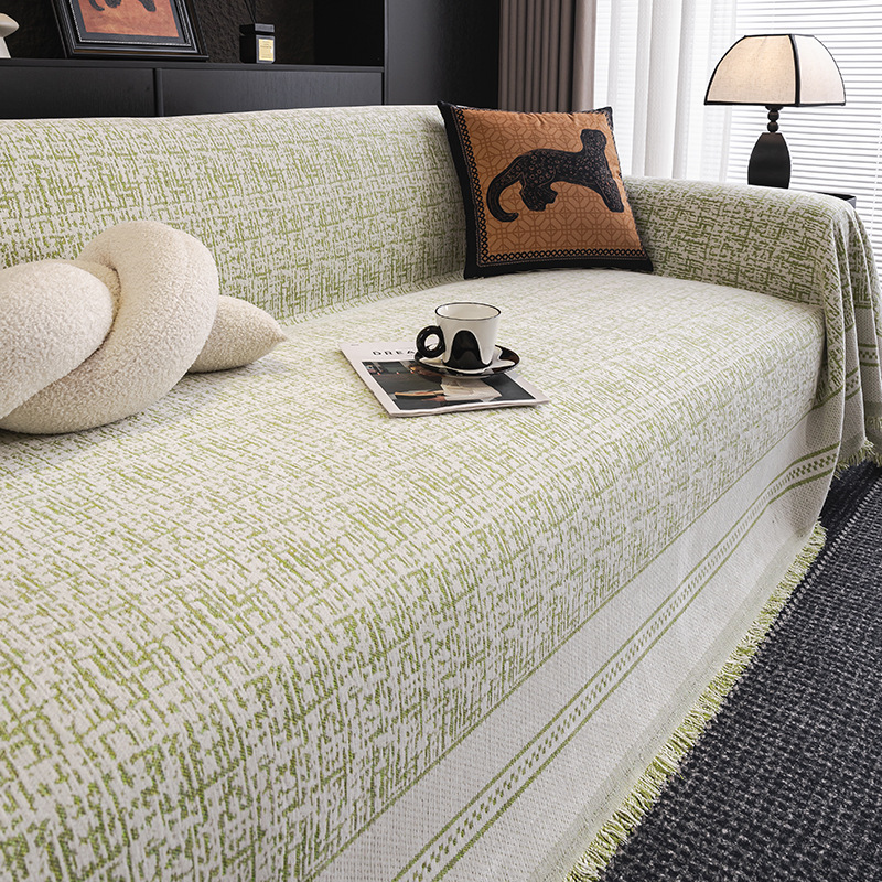 New Style Simple Sofa Towel Anti-cat Claw Dirt Resistant Sofa Cover Cloth Summer Universal Sofa Cover Four Seasons Universal Sofa Cushion Cloth