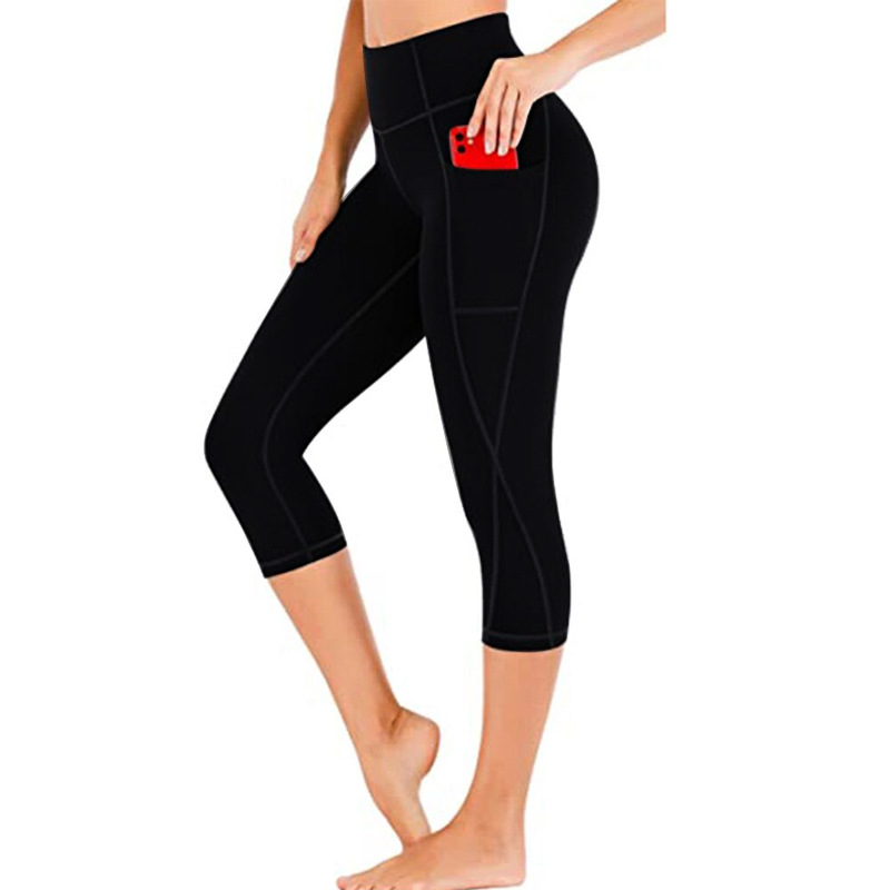 Picture of Cross-Border New Three-Quarter Pants, Multi-Color Sexy Yoga Wear Leggings, Fitness Pants, Slim Fit, Hip-Lifting, High-Waisted, Cross-Border Hot Sale