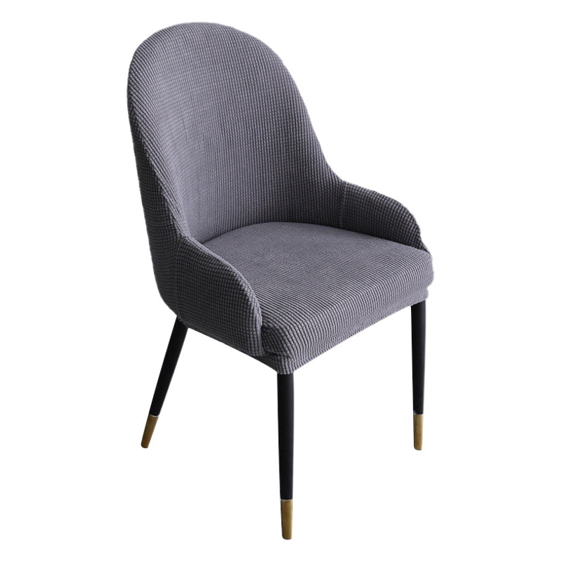 Simple Arc Pineapple Chair Jacquard Chair Cover Household Chair Cover with Armrests Four Seasons Universal Dust-proof Elastic Chair Cover