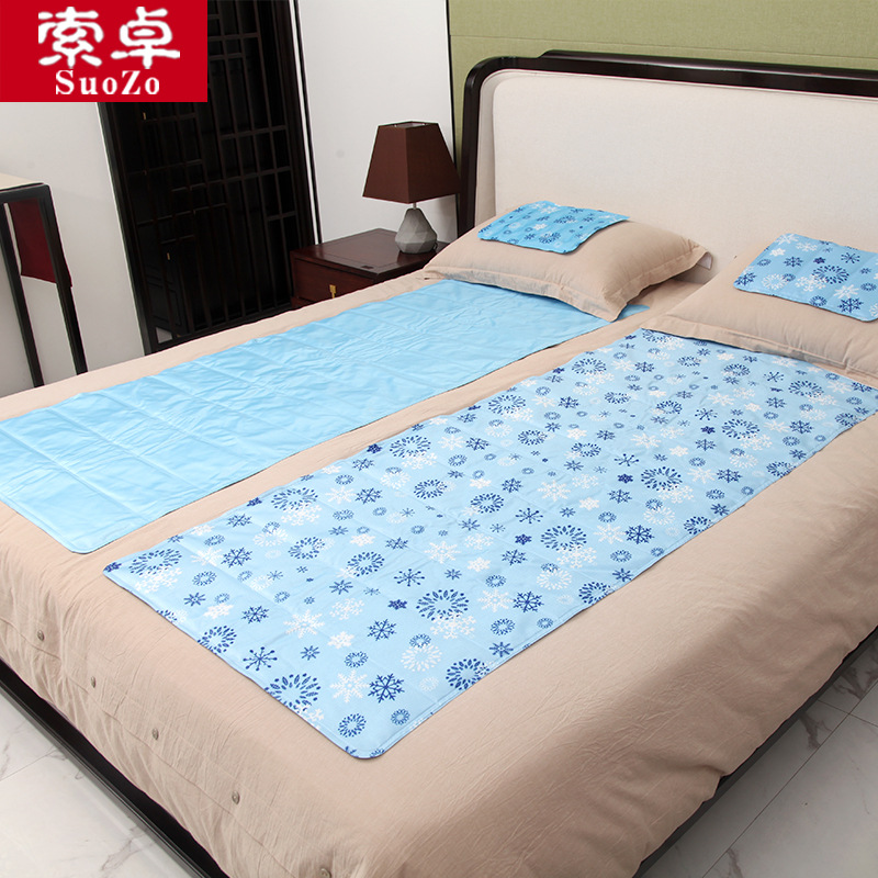 Picture of Ice Mattress Ice Mattress Summer Student Dormitory Single Double Mat Mat Smoothie Gel Refrigeration Ice Mat Cooling Artifact