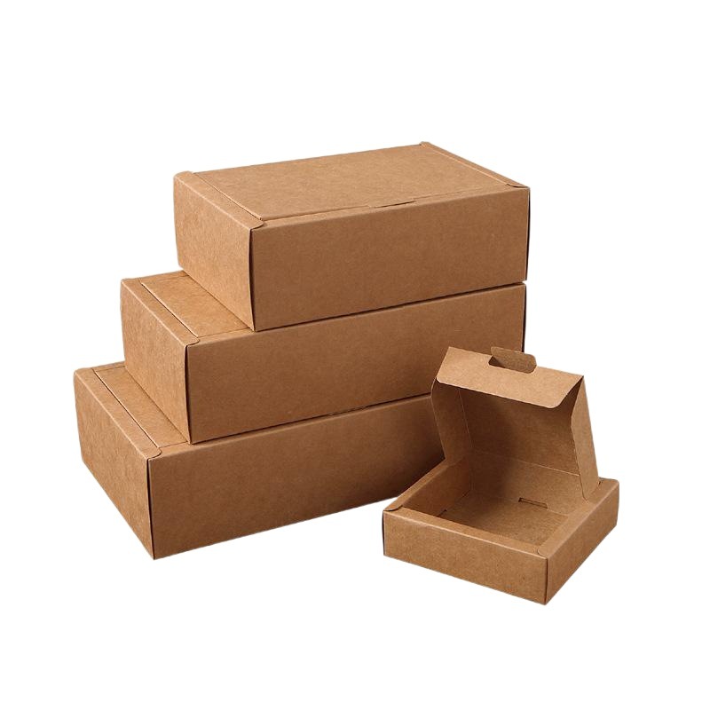 Factory Kraft paper tea box color printing flip paper box Black Sugar Brown sugar packaging box donkey-hide gelatin cake folding gift box
