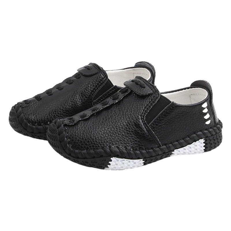 Girls' Leather Shoes, Beanie Shoes, Spring & Fall New Kidsren's Glossy Small Leather Shoes, Flats, Little Girls' Performance Shoes, Activity Leather Shoes