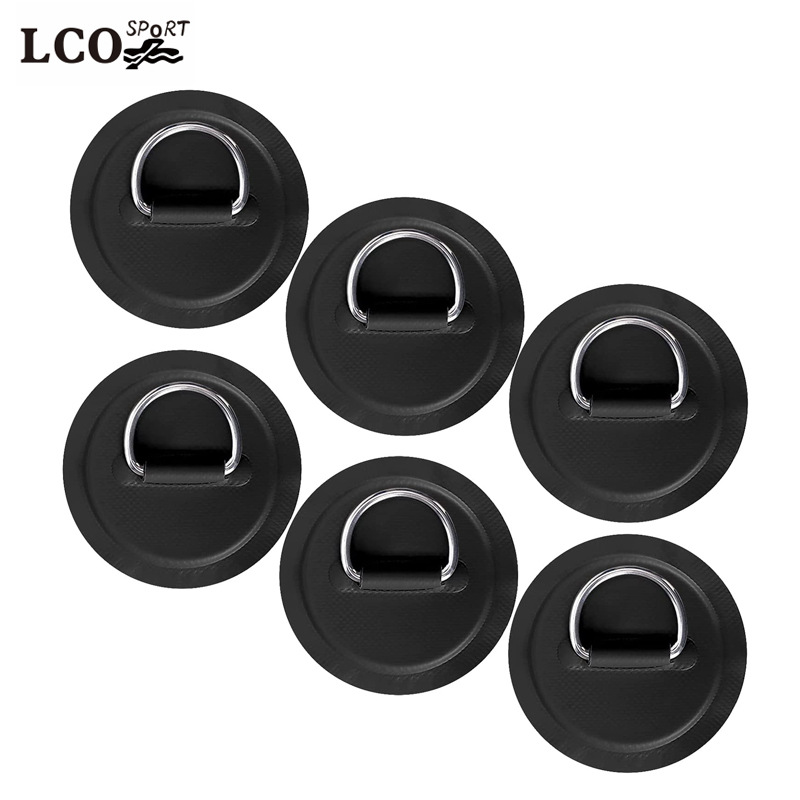 Picture of Cross-border Hot Scull Inflatable Boat Surfboard Accessories SUP Paddle Plate Buckle Stainless Steel D Ring Buckle PVC Patch