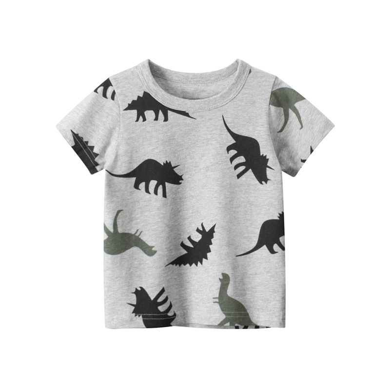 27Kids Brand Kidsren's Clothing 2025 Summer New Wholesale Kidsren's Short-Sleeved T-Shirts Baby Clothes One Piece Consignment