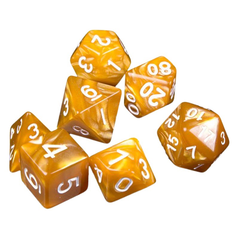 Picture of Run group color multi-sided dice multi-sided digital dice acrylic dice game multi-sided color 7 sets