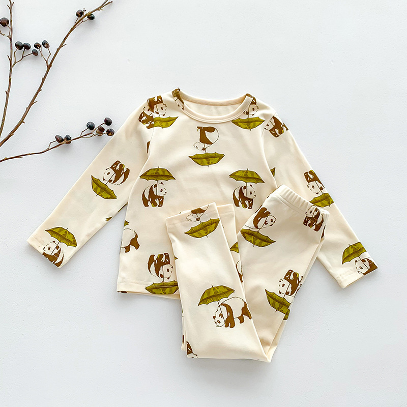 Picture of Children's Pajamas, Baby Autumn Clothes and Long Trousers, Kidsren's Home Clothes, Category a Pure Cotton Pajamas for Boys and Girls, Boys' Home Clothes